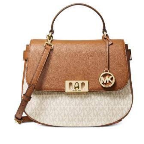Michael Kors Karson Signature Saddle Bag - Picture 1 of 8